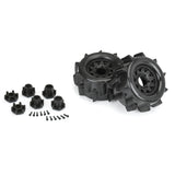 Pro-Line Sand Paw HP BELTED 2.8" Sand Truck Tires Mounted (12mm & 14mm)