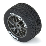 Pro-Line Goodyear Eagle Rain Tire F/R MTD Gray for Losi NASCAR Racecar (4)