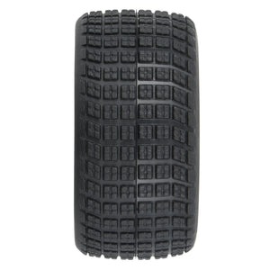 Pro-Line Goodyear Eagle Dirt Tire F/R MTD Grey for Losi NASCAR Racecar (4)