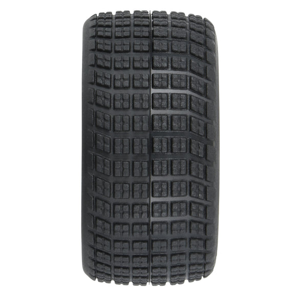 Pro-Line Goodyear Eagle Dirt Tire F/R MTD Grey for Losi NASCAR Racecar (4)