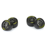 Pro-Line Goodyear Eagle Soft Tire F/R MTD Grey for Losi NASCAR Racecar (4)