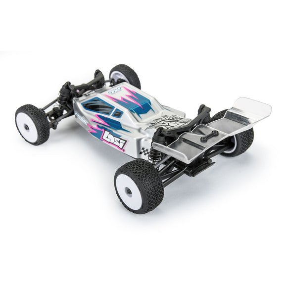 Pro-Line Electron 2.0 F/R Tires Mounted 7mm White (4) for Losi Micro-B
