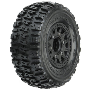 1/10 Pro-Line Trencher X Front/Rear 2.2"/3.0" SC Mounted 12mm Black Raid (2)