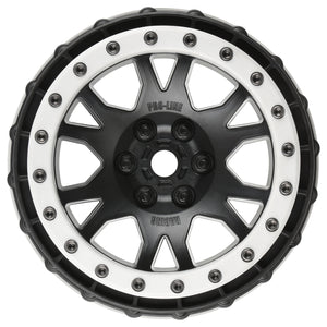 1/5 Impulse Pro-Loc Front/Rear 24mm X-MAXX Wheels (2) Black/Gray