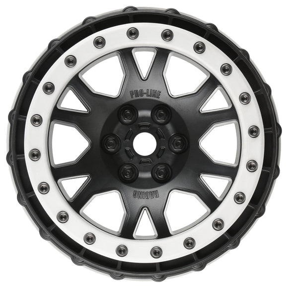 1/5 Impulse Pro-Loc Front/Rear 24mm X-MAXX Wheels (2) Black/Gray