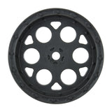1/10 Showtime Front 2.2" 12mm Sprint Car Wheels (2) Black