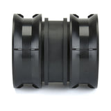 Pro-Line® 1/10 Carbine Front/Rear 1.9" 12mm Rock Crawler Wheels (2) Black