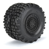 Pro-Line® 1/10 Carbine Front/Rear 1.9" 12mm Rock Crawler Wheels (2) Black