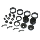 Pro-Line® 1/10 Carbine Front/Rear 1.9" 12mm Rock Crawler Wheels (2) Black