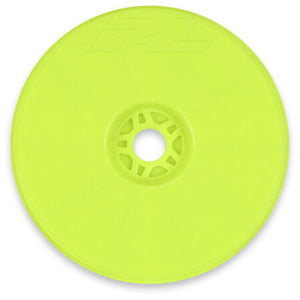 1/8 Velocity Front/Rear 4.0" 17mm Truggy Wheels (4) Yellow