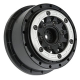 1/10 Pro-Line Raid Bead-Loc F/R 2.2"/3.0" SC (2) Silvr/Blk
