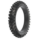 1/4 Pro-Spec Aluminum F/R Wheel Black/Red Dunlop MX33/MX14 Bundle