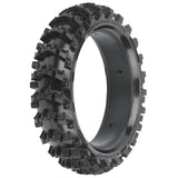 1/4 Pro-Spec Aluminum F/R Wheel Black/Red Dunlop MX33/MX14 Bundle