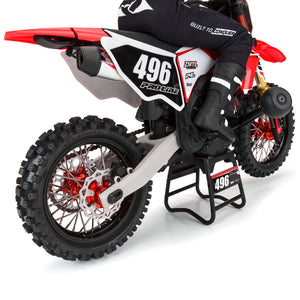1/4 Pro-Spec Aluminum F/R Wheel Black/Red Dunlop MX33/MX33 Bundle