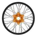 1/4 Pro-Spec Aluminum V2 Bead Rear Wheel Black/Gold (1): Promoto-MX