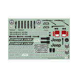 1/10 Jeep Wrangler Unlimited Rubicon Clr Body 12.8" WB TRX-4