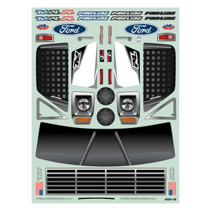 1/10 Pre-Cut 1967 Ford F-100 Race Truck Clear Body: Short Course
