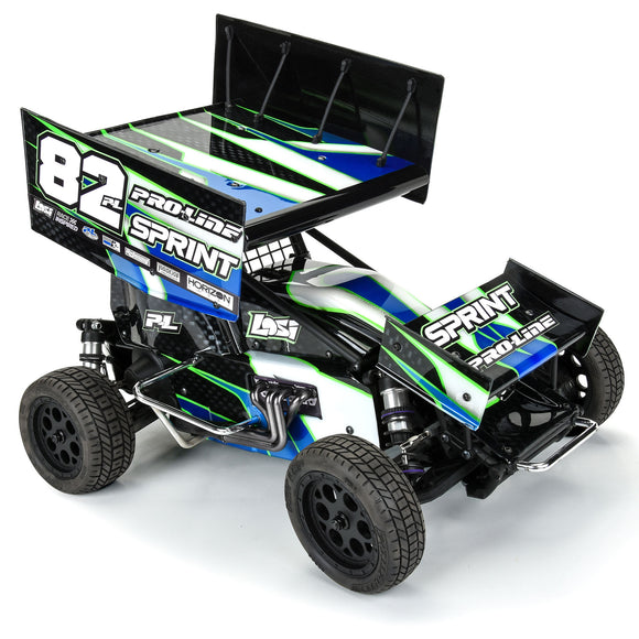 1/10 Light Weight Clear Wing Set: Losi 22S Sprint Car