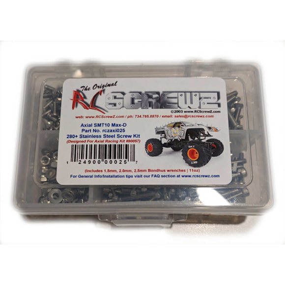Stainless Steel Screw Set: Axial SMT10 Max-D