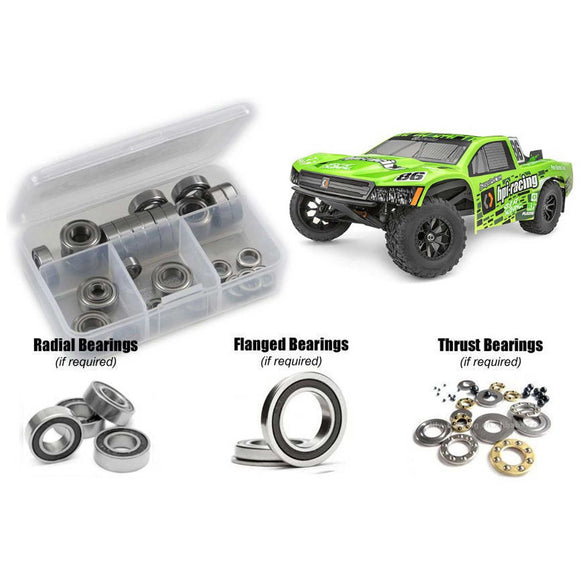 Rubber Shielded Bearing Kit, 1/10 HPI Racing Jumpshot SC V2