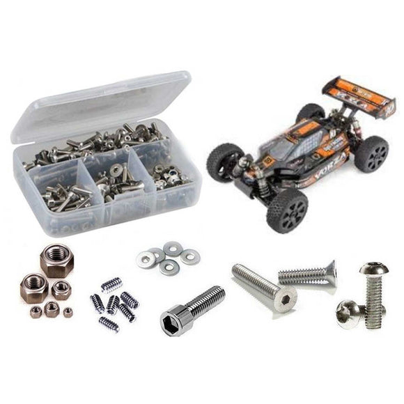 Stainless Steel Screw Kit, 1/8 HPI Vorza Flux