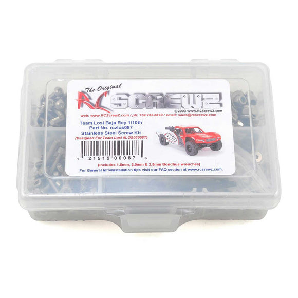Stainless Steel Screw Set: Losi Baja Rey 1/10