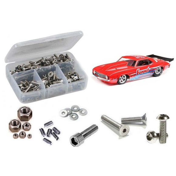 Stainless Steel Screw Kit, 1/10 Losi 1969 Camaro 22S 2WD