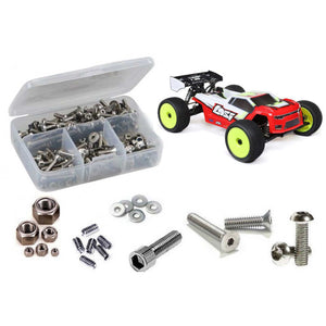 Stainless Steel Screw Kit: 1/8 Losi 8ight-XTE 4x4 Truggy