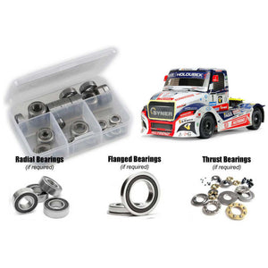 Rubber Shielded Bearing Kit, 1/14 Tamiya Buggyra Fat Fox