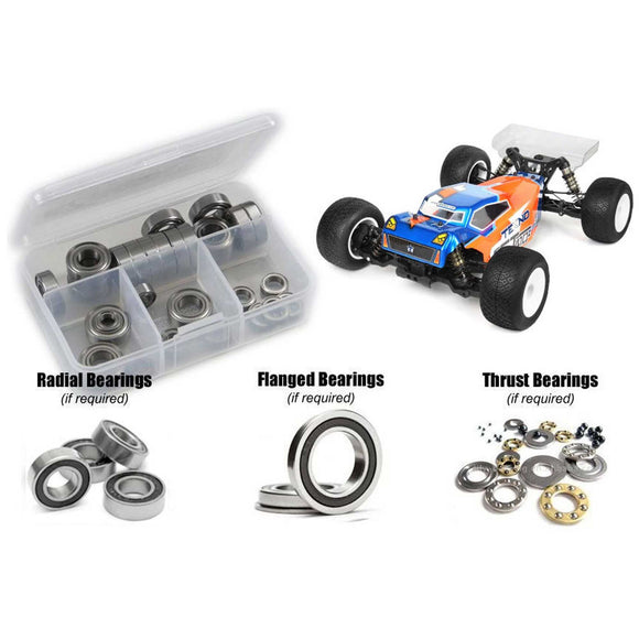 Rubber Shielded Bearing Kit: 1/10 Tekno RC ET410.2