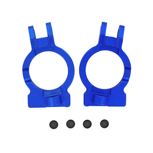 Front Aluminum Hub Carriers, Blue (2)