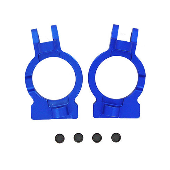 Front Aluminum Hub Carriers, Blue (2)