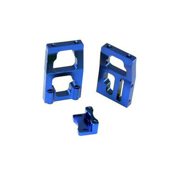 Futaba Aluminum Steering Servo Mount, Blue (1)