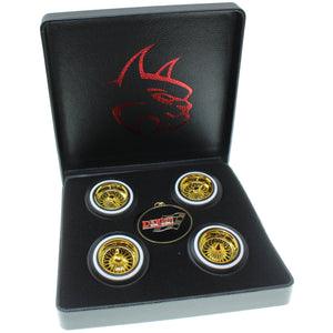 Dayton Wire Wheel Set, Gold (4)