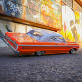 1/10 SixtyFour Chevrolet Impala Hopping Lowrider, Orange/White