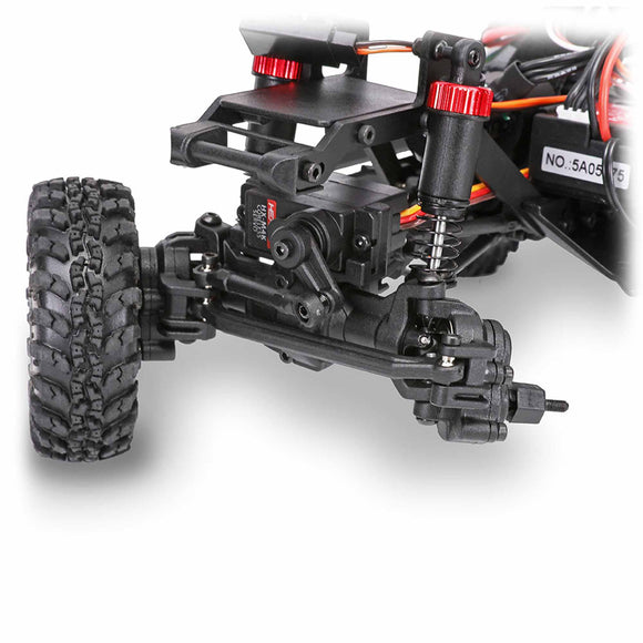 1/18 Ascent-18 International Scout II Brushless Electric Rock Crawler, Red