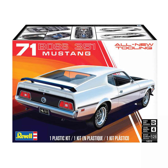 1/25 1971 Mustang Boss 351