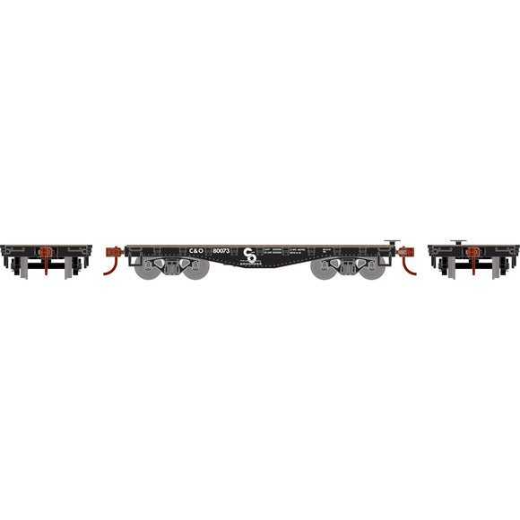 HO 30' Old Time Flat Car, CO #80073