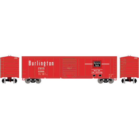 HO 50' PS-1 Single Sliding Door Box, CB&Q #22866