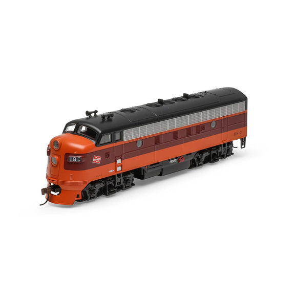HO F7A Locomotive, MILW #118C