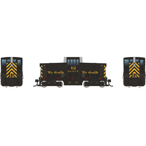 HO GE 44 Tonner Switcher Locomotive with DCC & Sound, RGS Black / Yellow #42