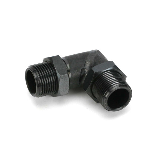 Muffler Right Angle Manifold, M14: 120S, 150, 180