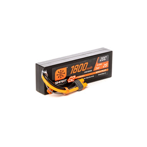 1800mAh 2S 7.4V Smart G2 LiPo 20C Hard Case; IC3