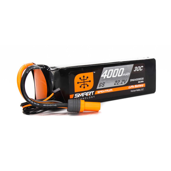 22.2V 4000mAh 6S 30C Smart LiPo Battery, IC5