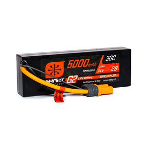 5000mAh 2S 7.4V Smart G2 LiPo 30C Hard Case; IC5