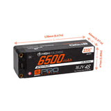 6500mAh 4S 15.2V Smart Pro Race HV LiPo 120C: 5mm