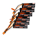 6200mAh 2S 7.4V Smart Pro Basher LiPo 120C IC5