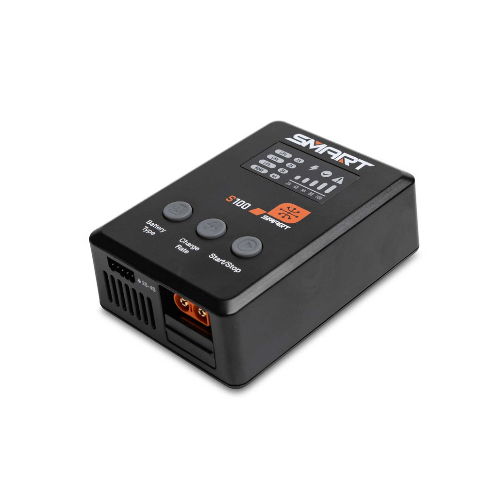 Spektrum Smart G2 Powerstage Bundle: 810mAh 2S 50C LiPo Battery (IC2), S100 Charger, 65W Power Block, Adapter