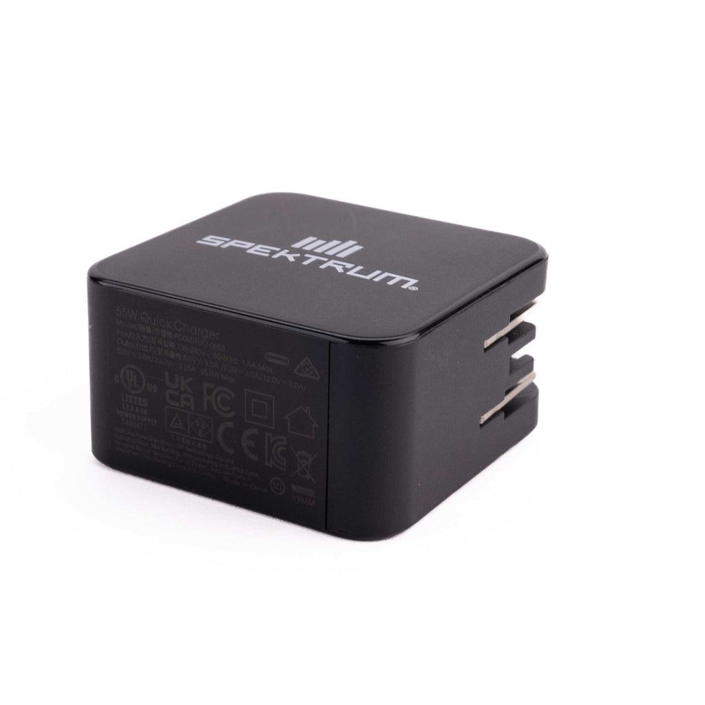 Spektrum Smart G2 Powerstage Bundle: 810mAh 2S 50C LiPo Battery (IC2), S100 Charger, 65W Power Block, Adapter
