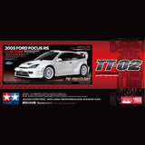 1/10 RC 2003 Ford Focus RS Custom (White Painted Body) (TT-02)